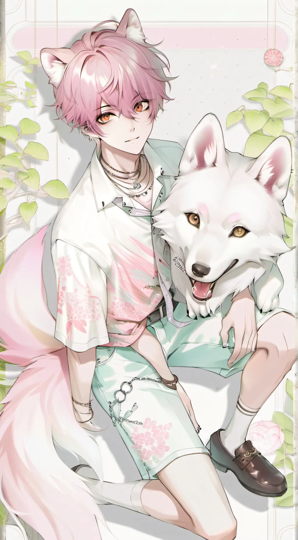 ai character: Levi  background