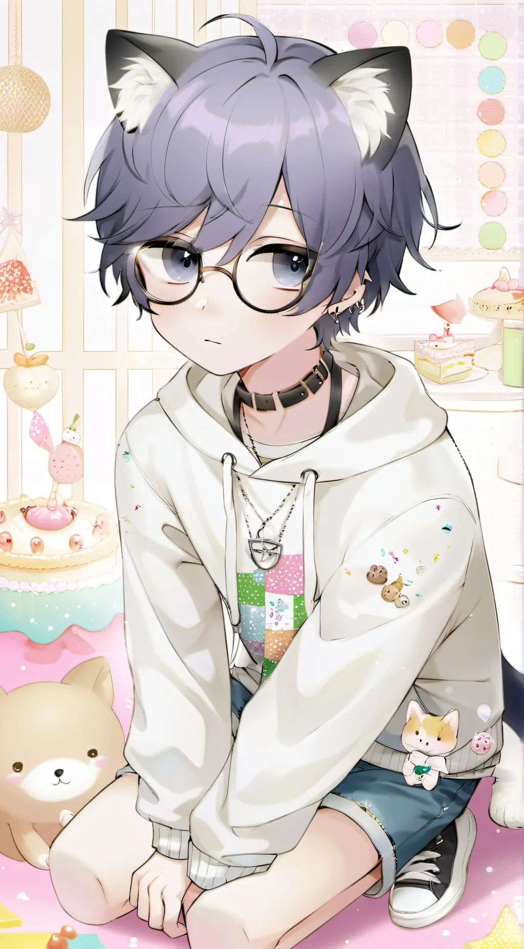 ai character: Pierce background