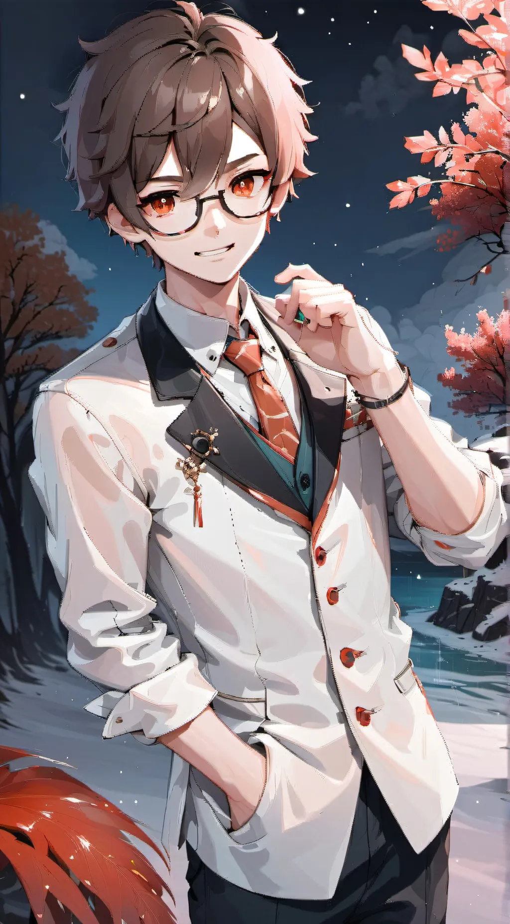 ai character: Jaden  background