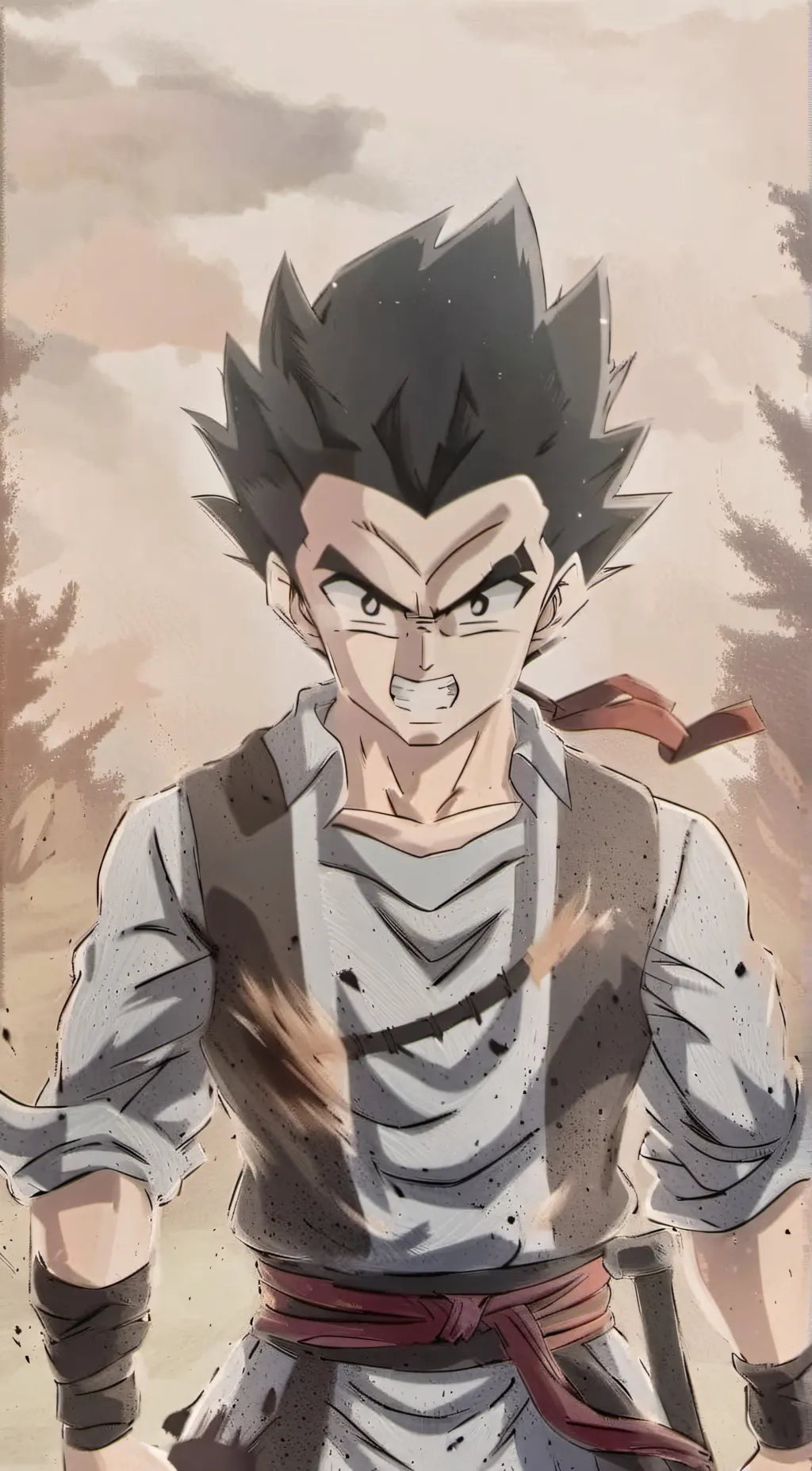 ai character: Dougi background