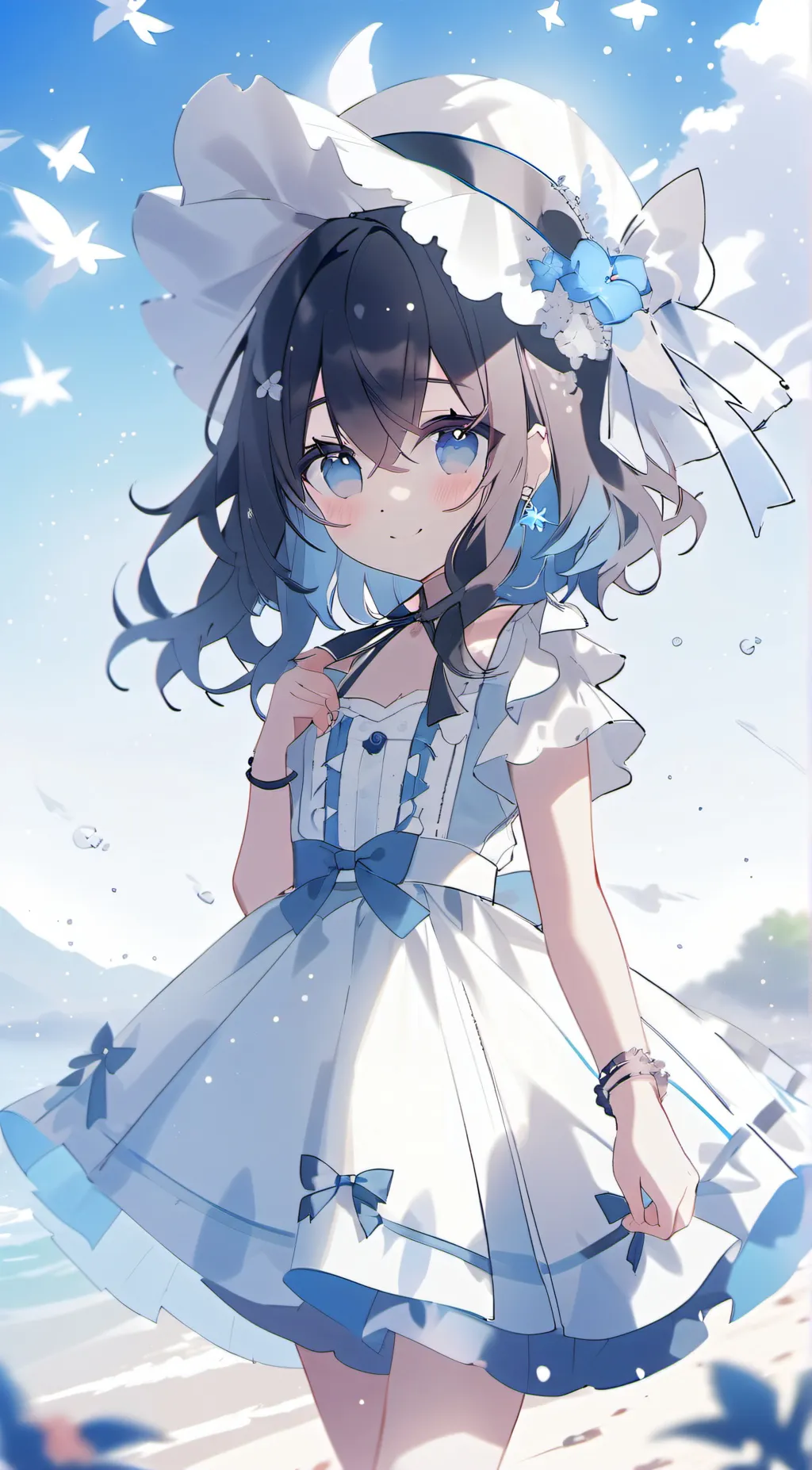 ai character: Bloom background