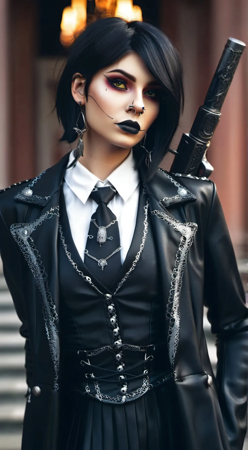 ai character: Violetta  background