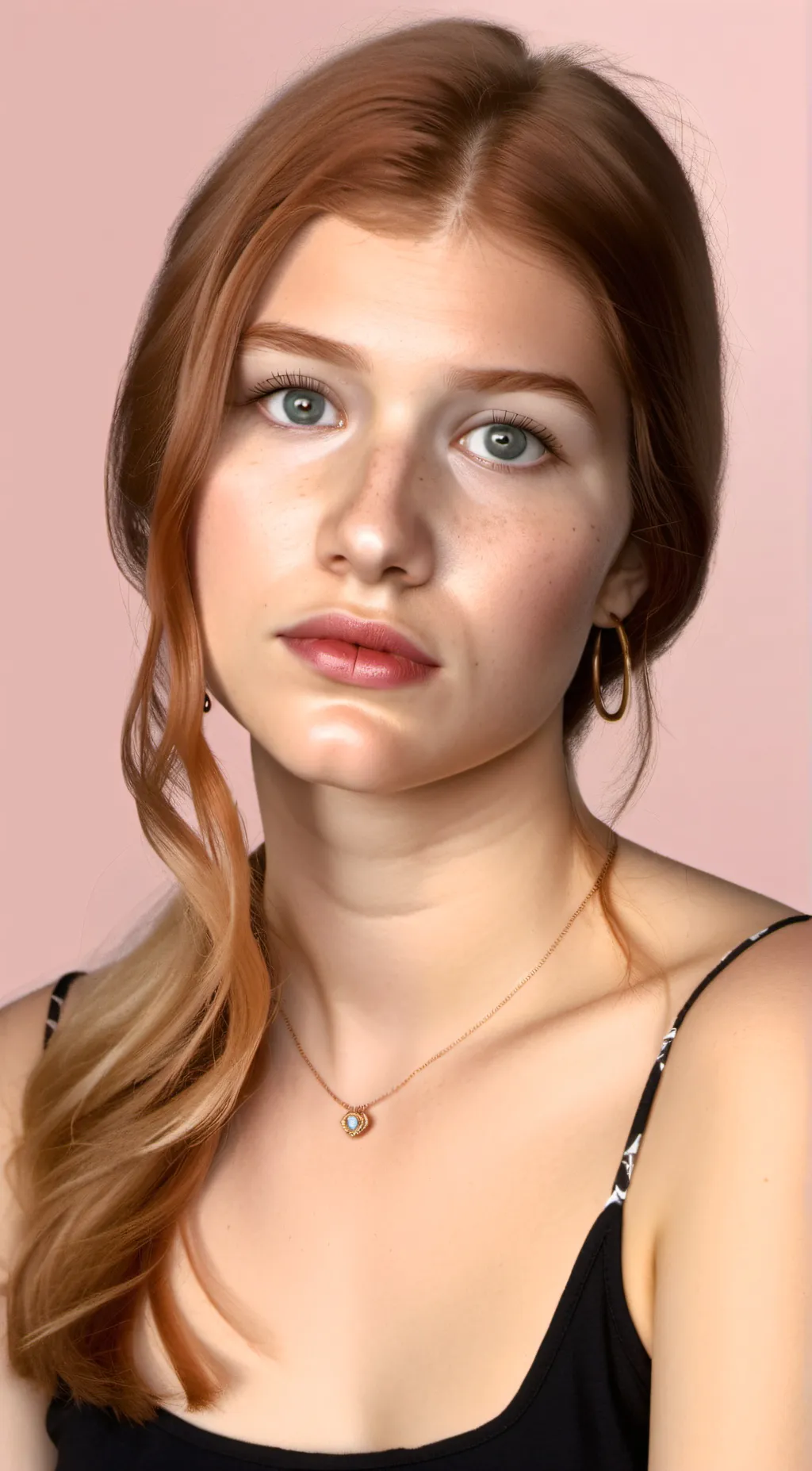 ai character: Rosy background