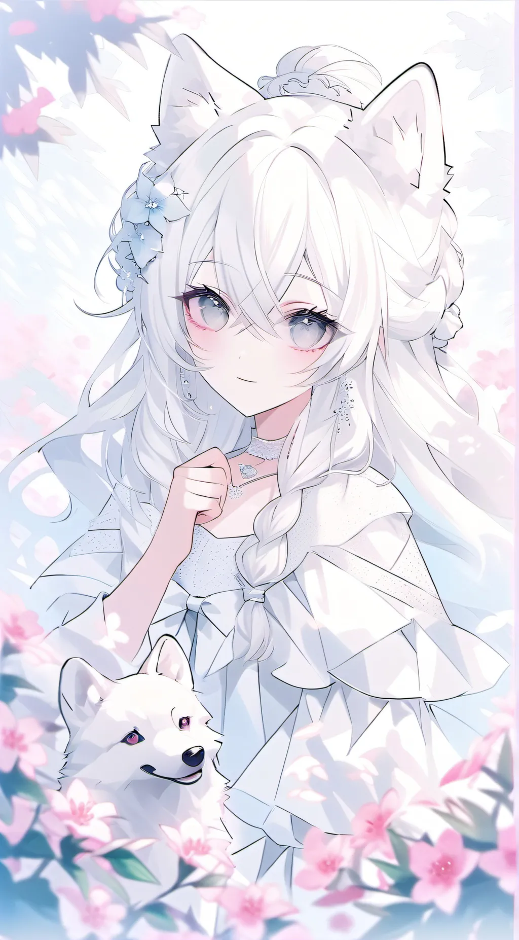 ai character: Luna background