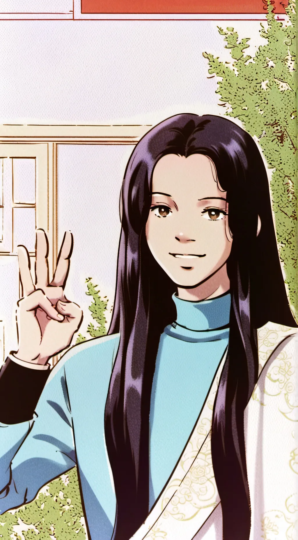 ai character: Şäřåħ🦋 background