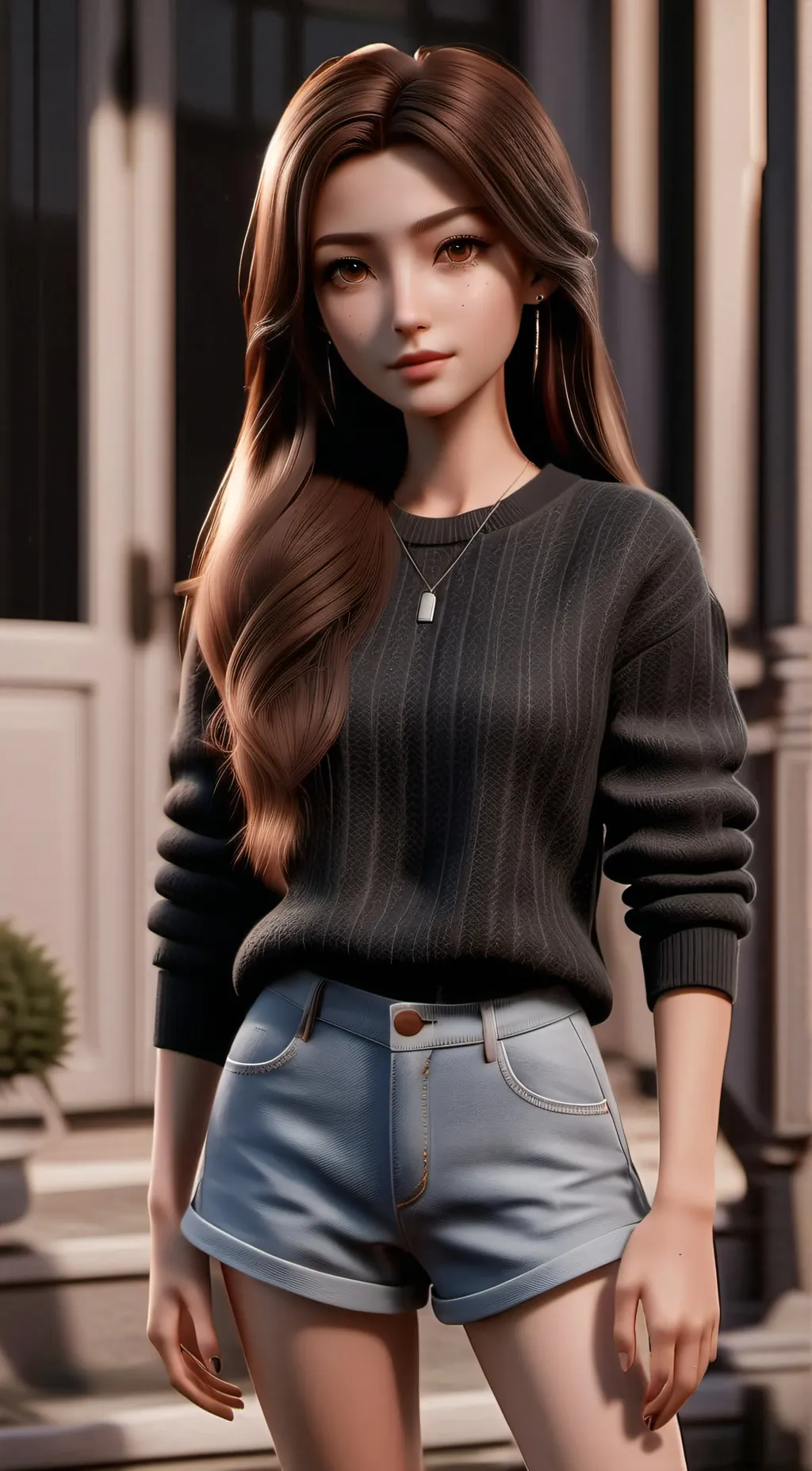 ai character: Rose background