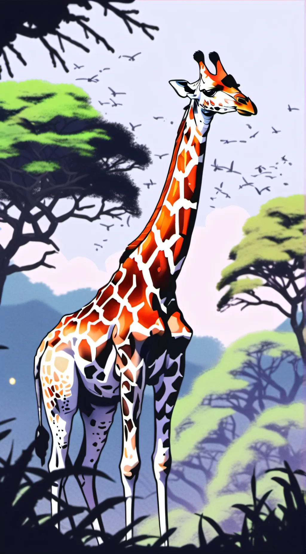 ai character: Serena background