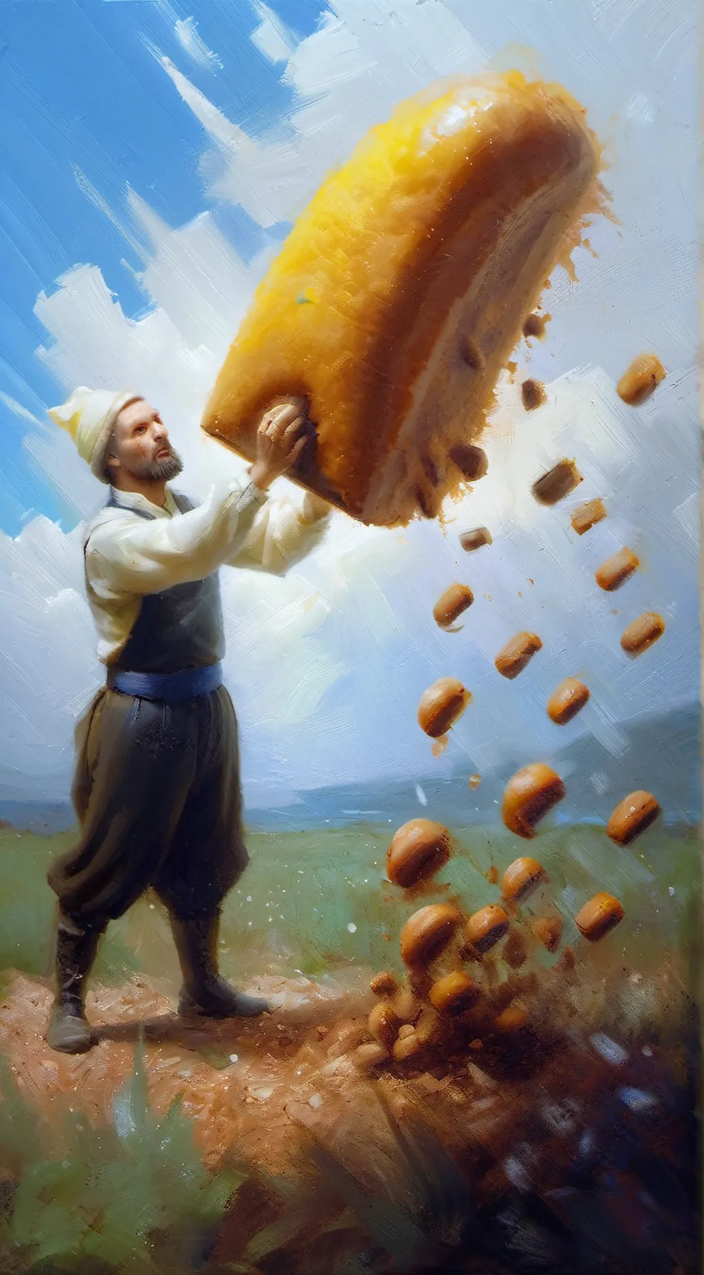 ai character: poop + 1 background