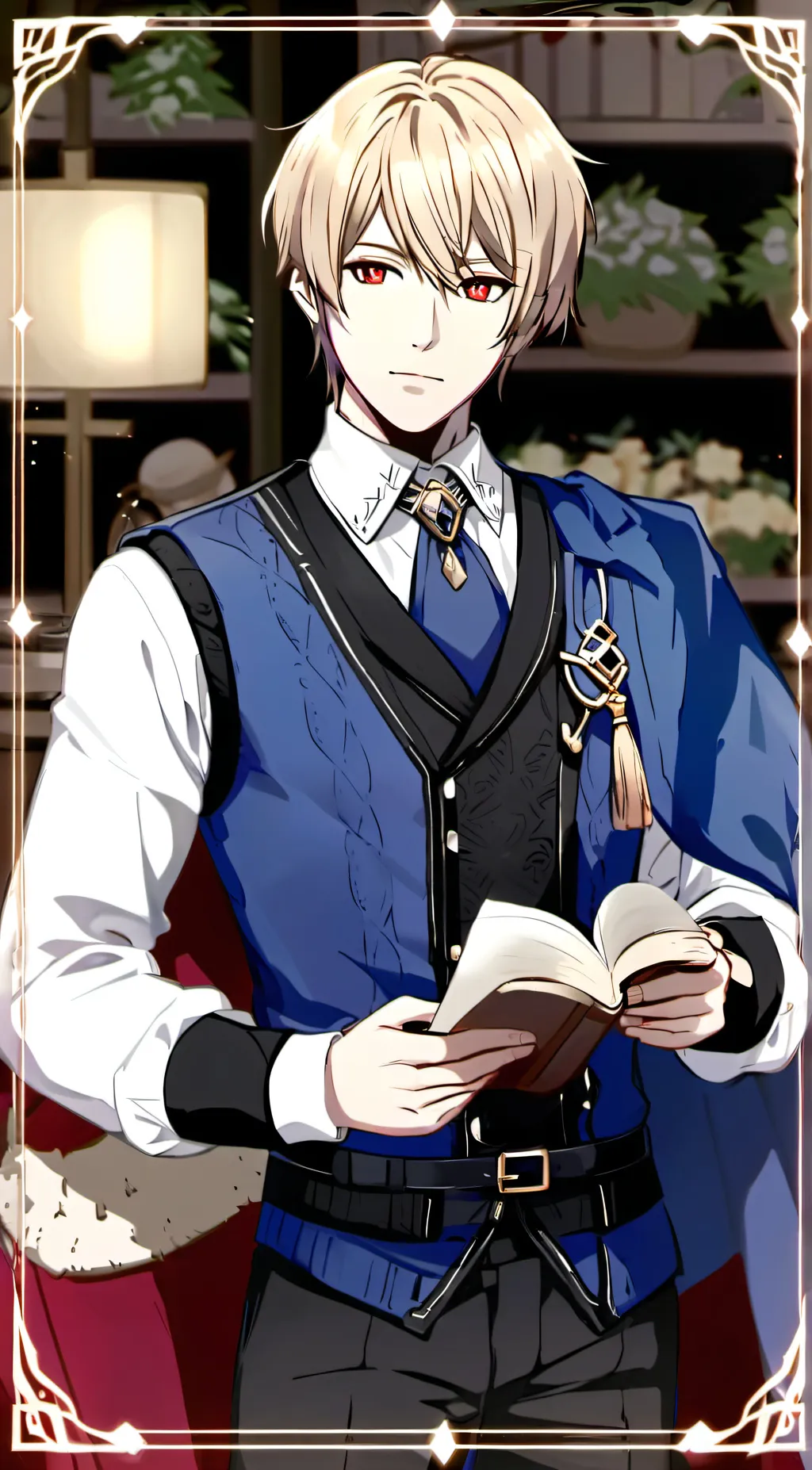 ai character: Leo (Fire Emblem) background