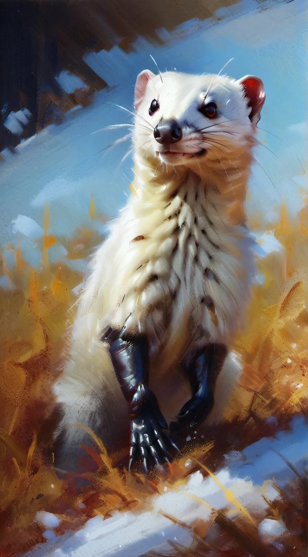 ai character: Willie weasel background