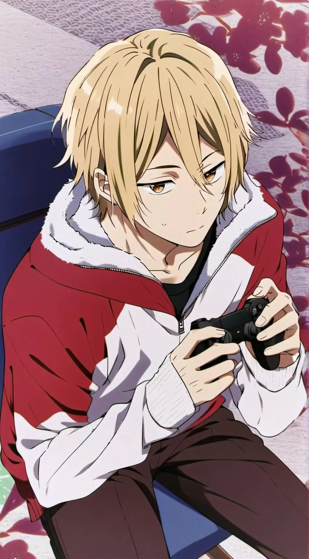 ai character: kenma Kozume  background