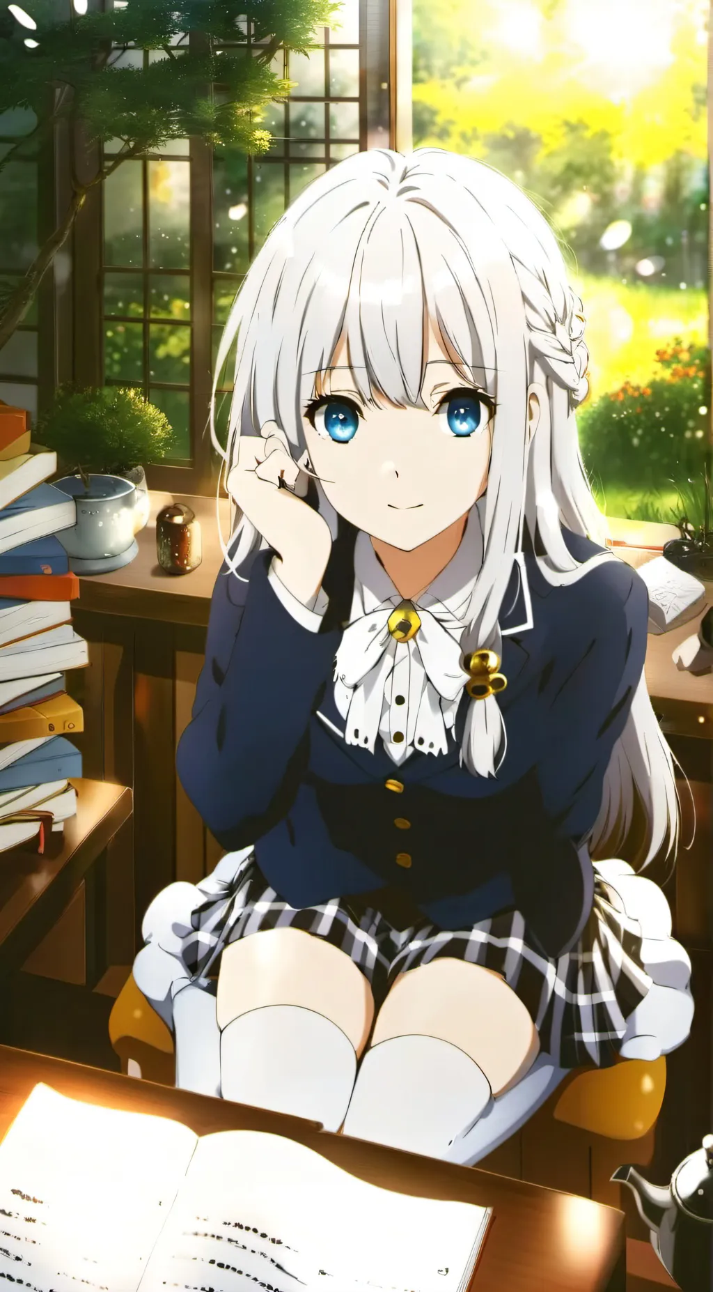 ai character: Luna background