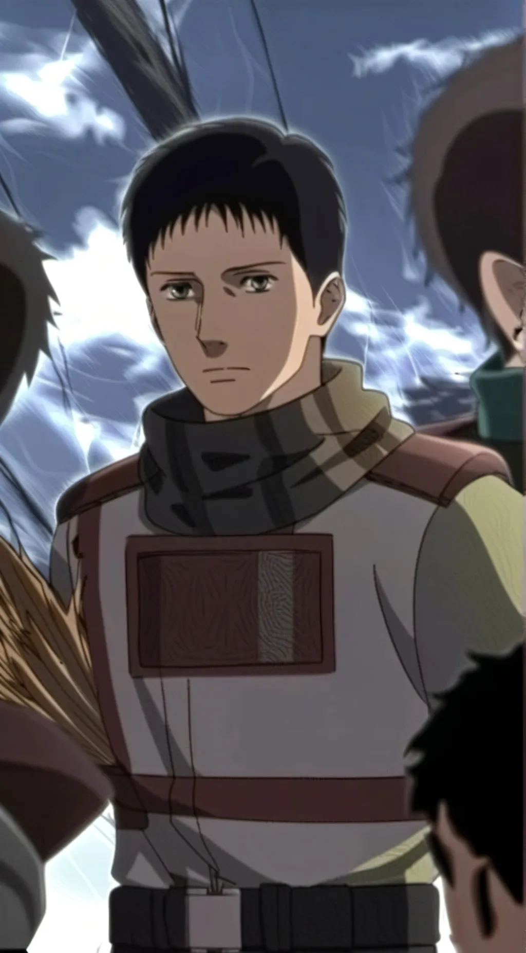 ai character: Bertholdt hoover  background