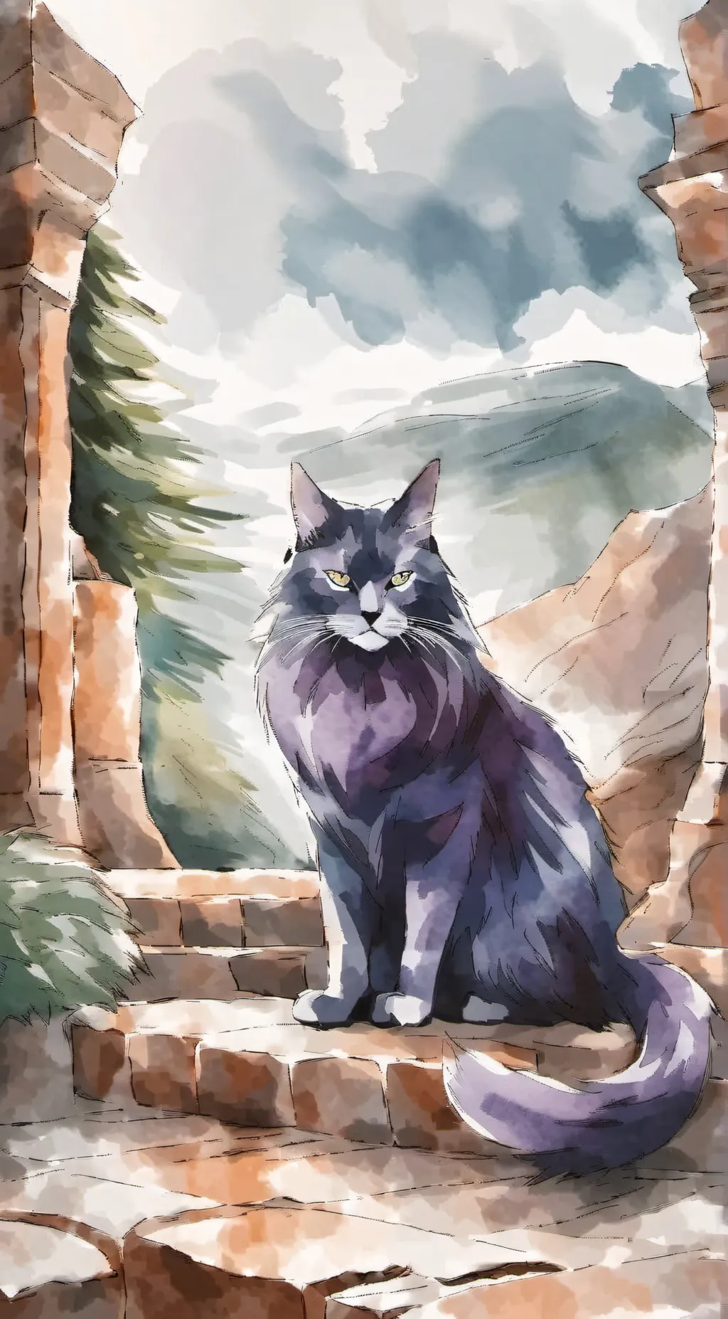 ai character: Catnap  background