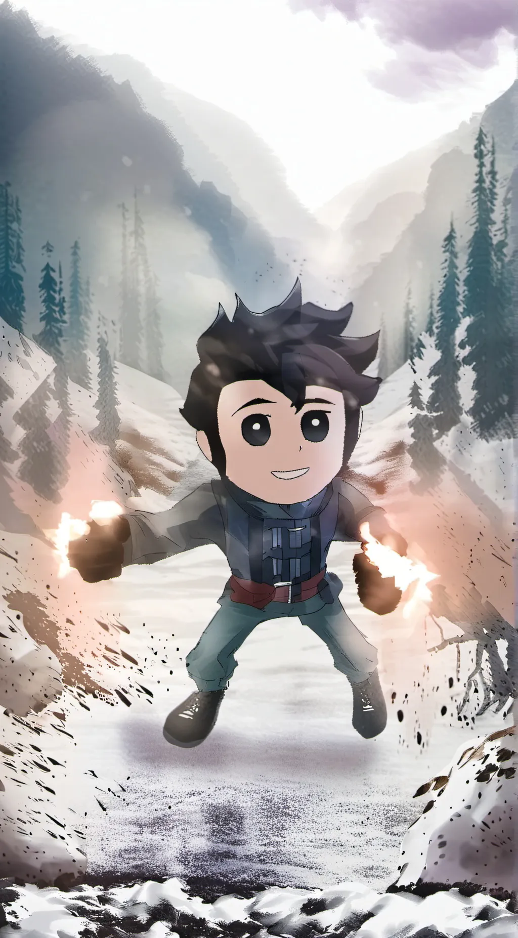 ai character: noah background