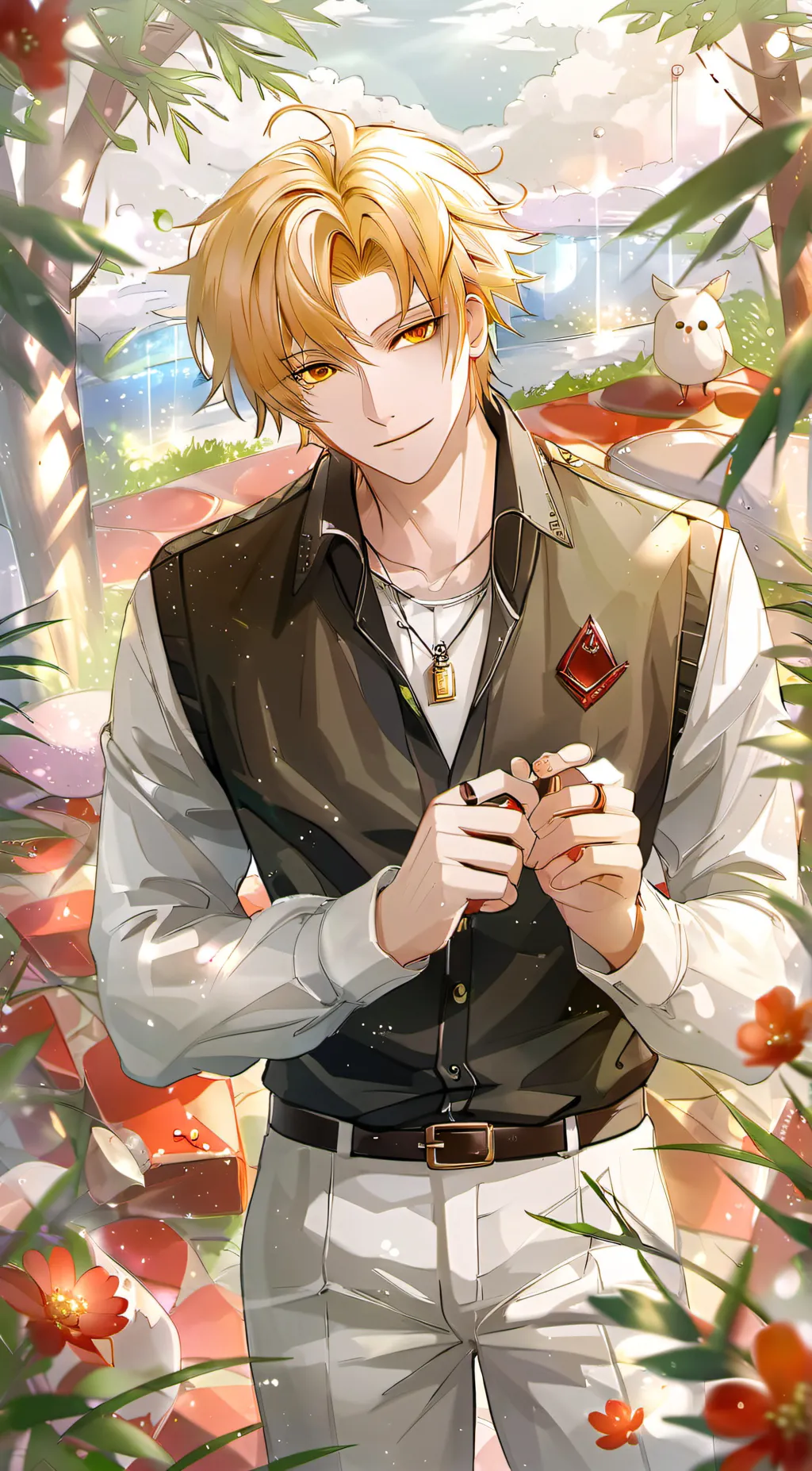 ai character: bakugo background