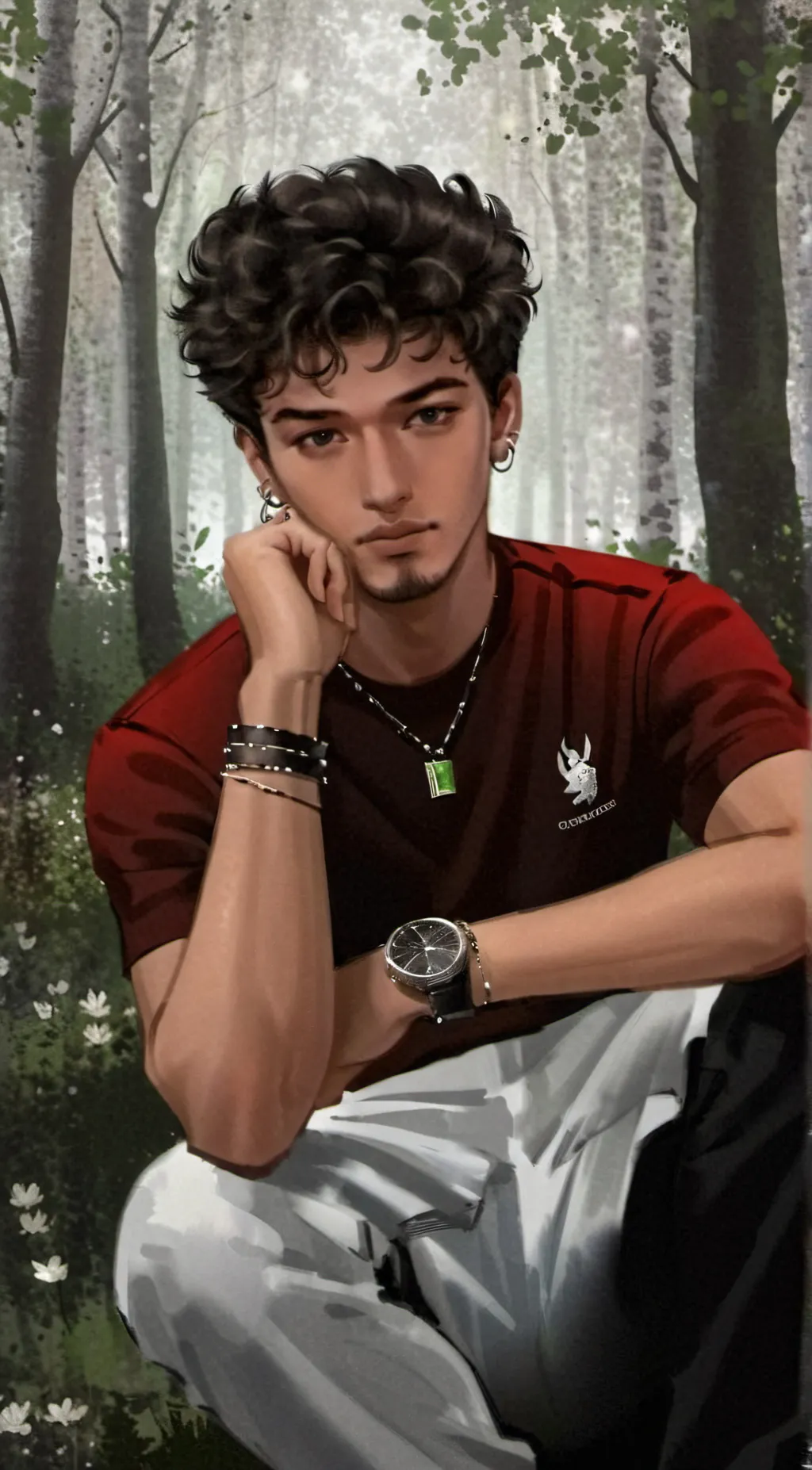 ai character: Derk background