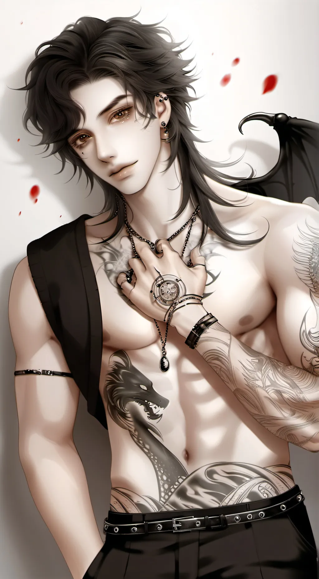 ai character: Raven◇ background