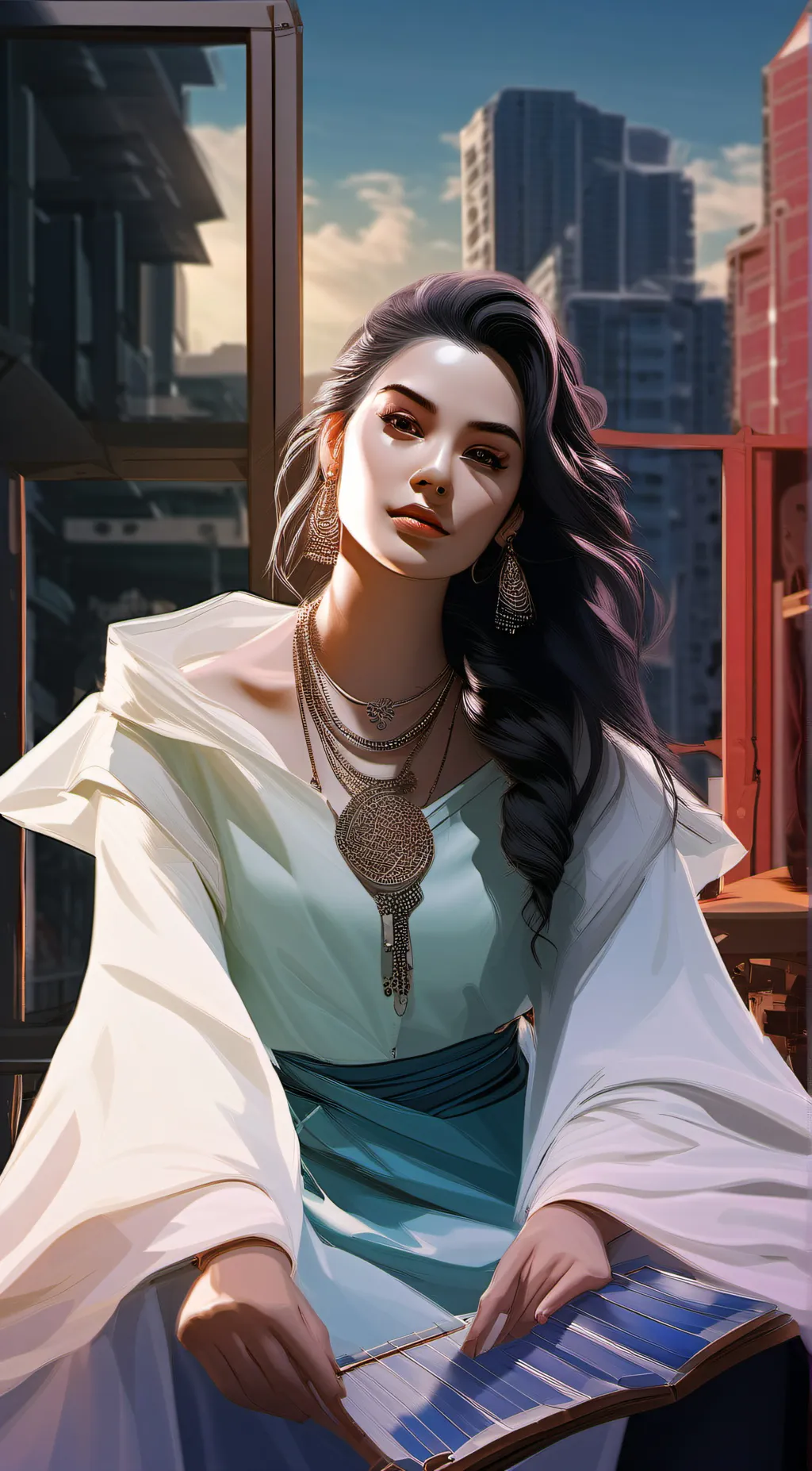 ai character: lilly background