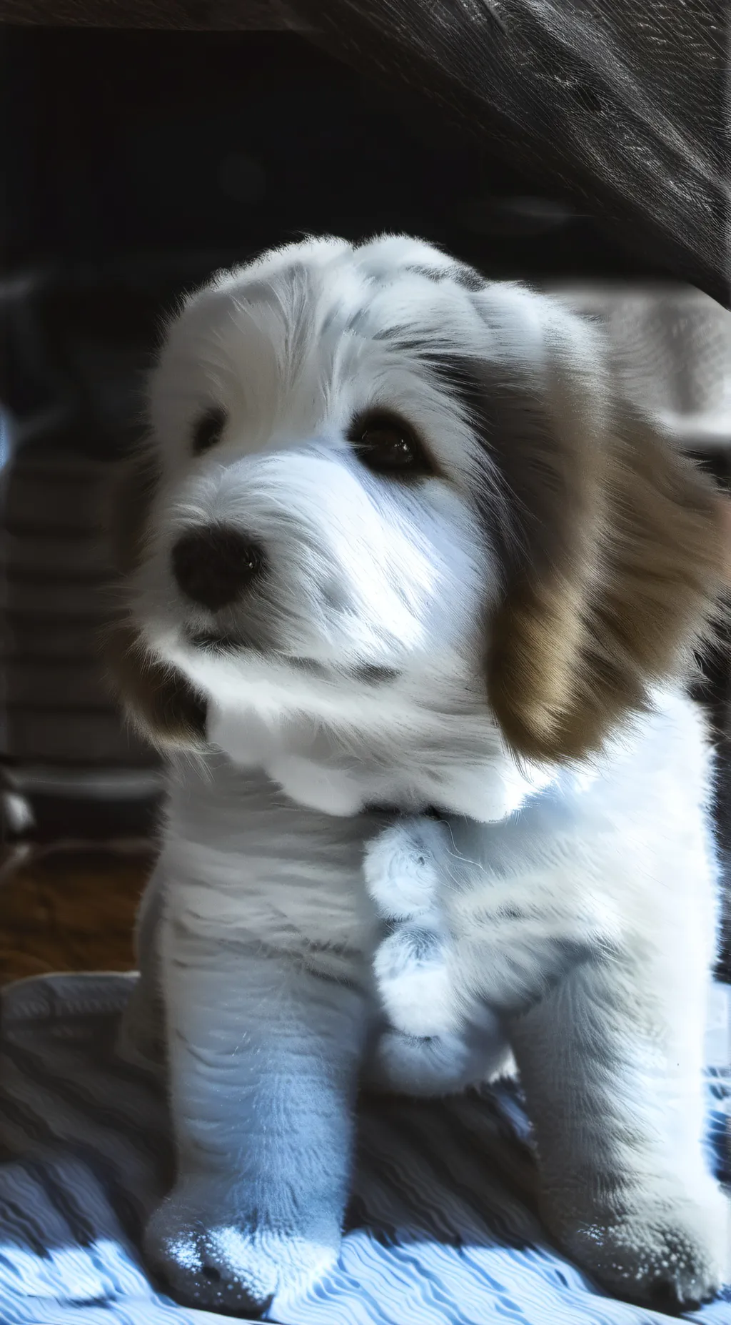 ai character: stormy background