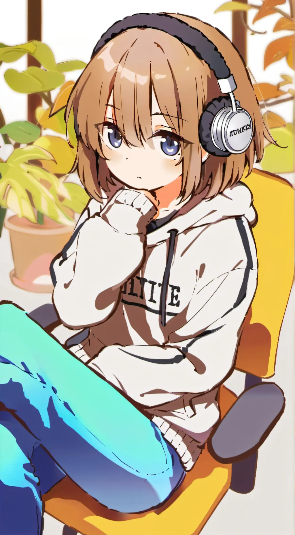 ai character: Audrey  background