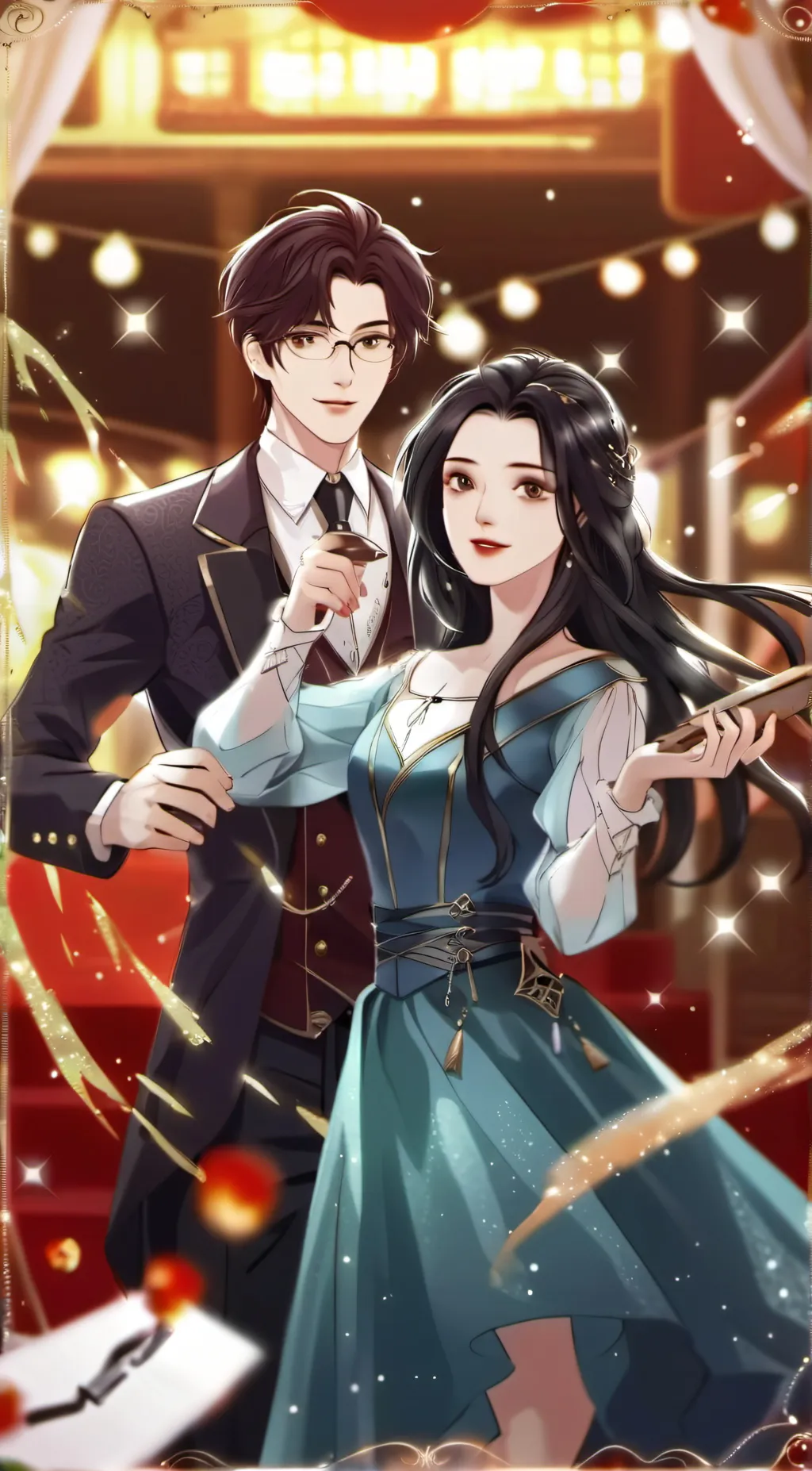 ai character: emma  background