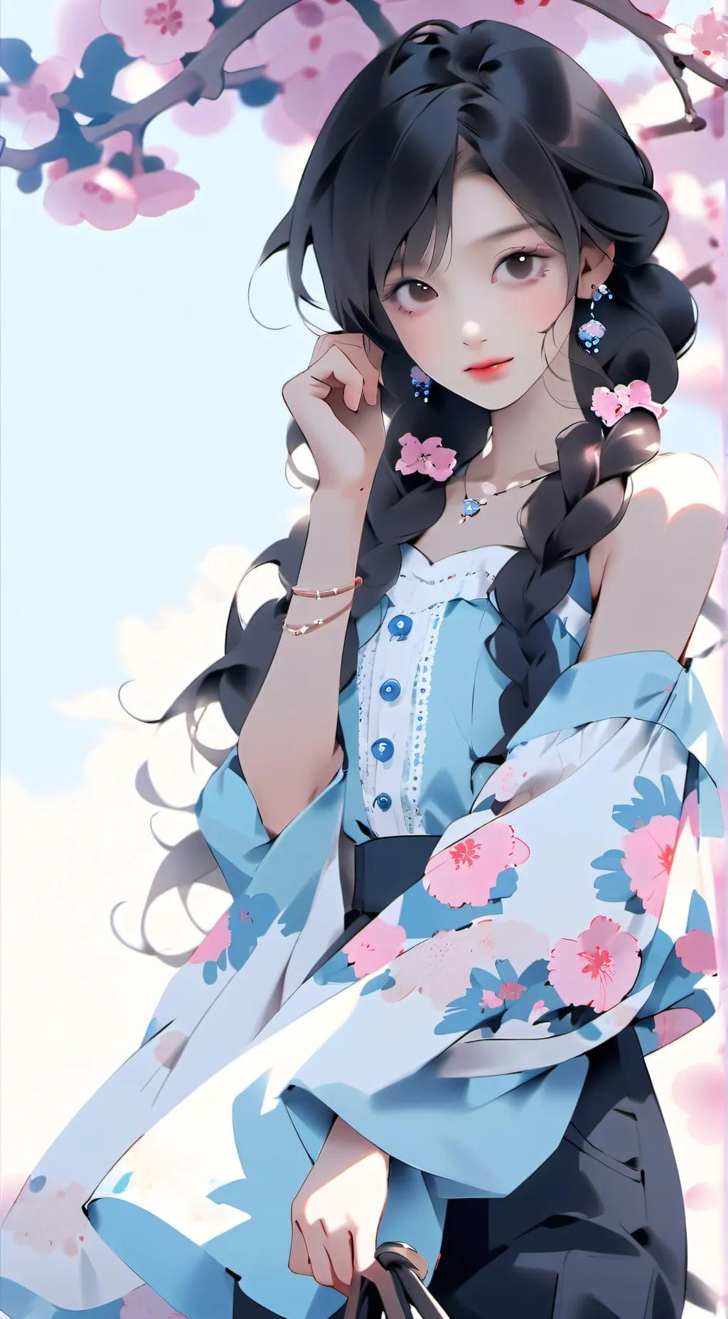 ai character: sky background