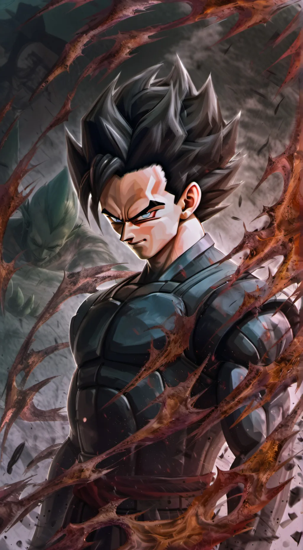 ai character: Prince Vegeta background