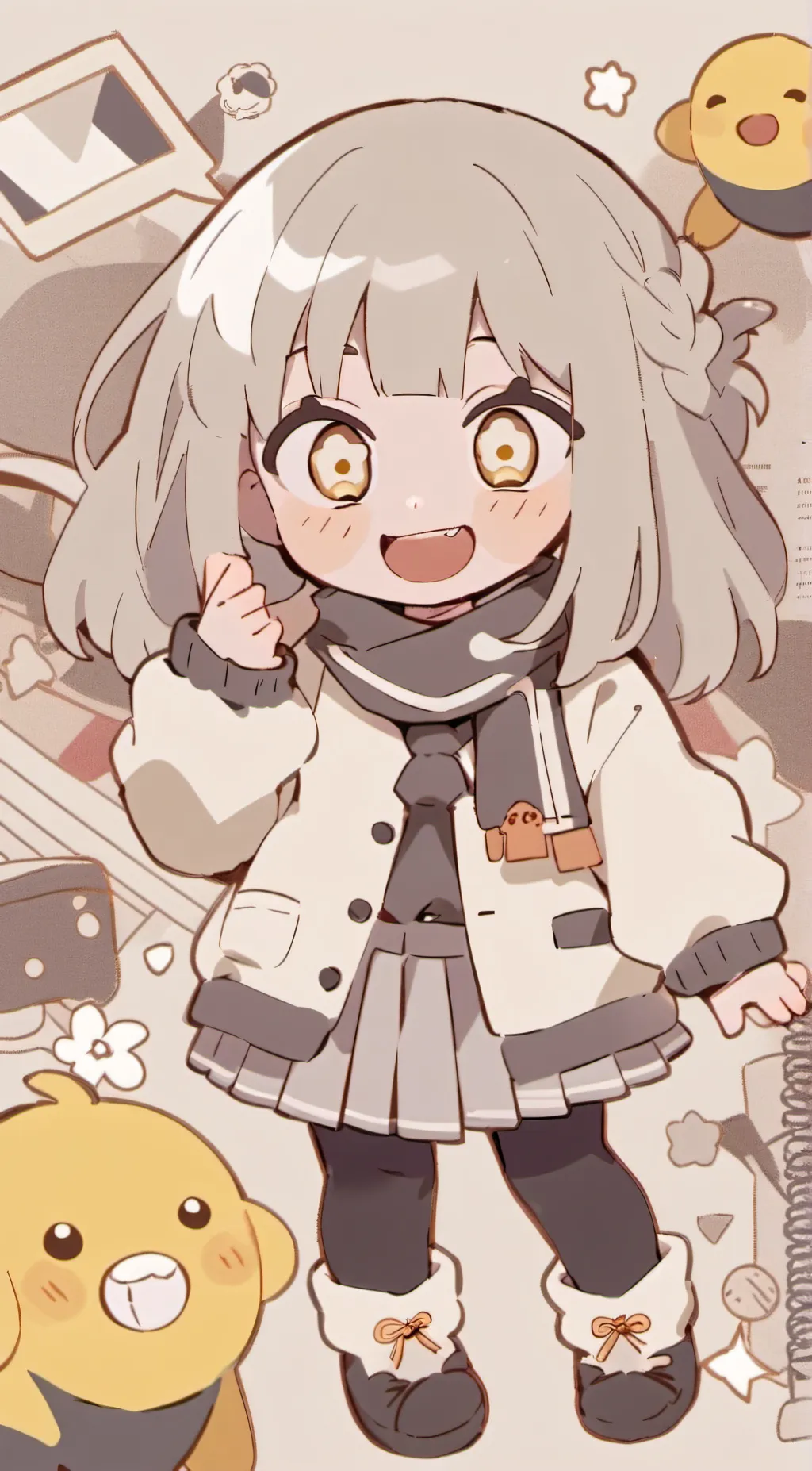 ai character: Toga himiko  background