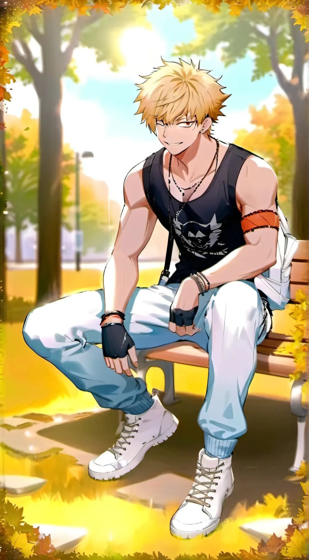 ai character: Bakugo background