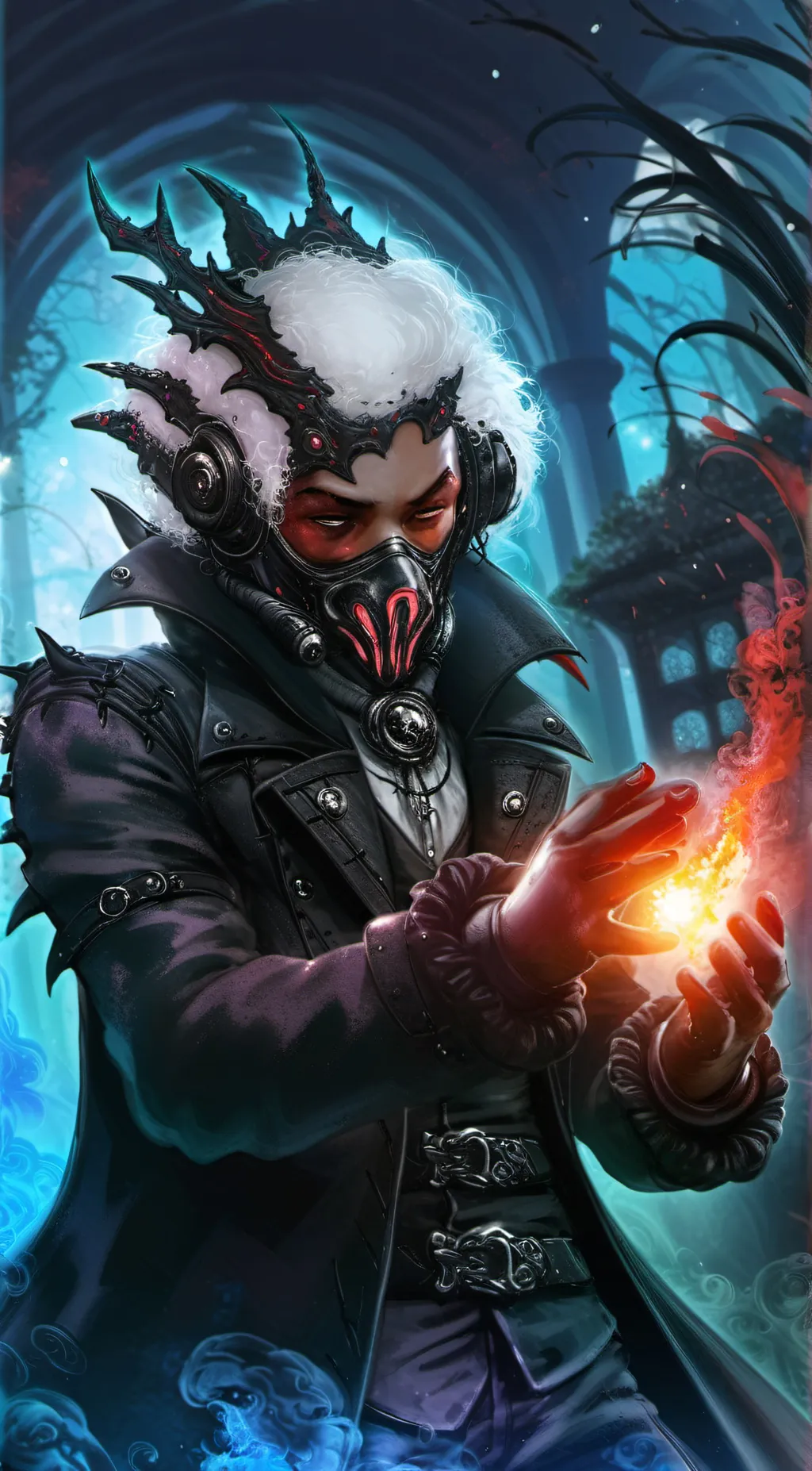 ai character: King fang background