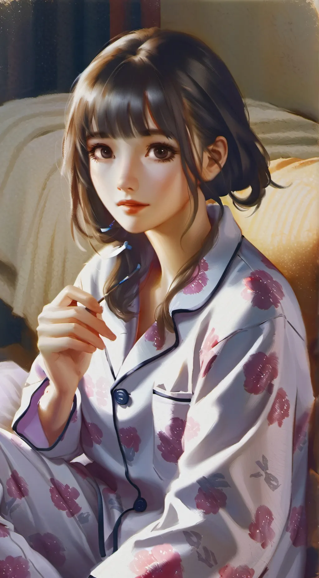 ai character: Vika background