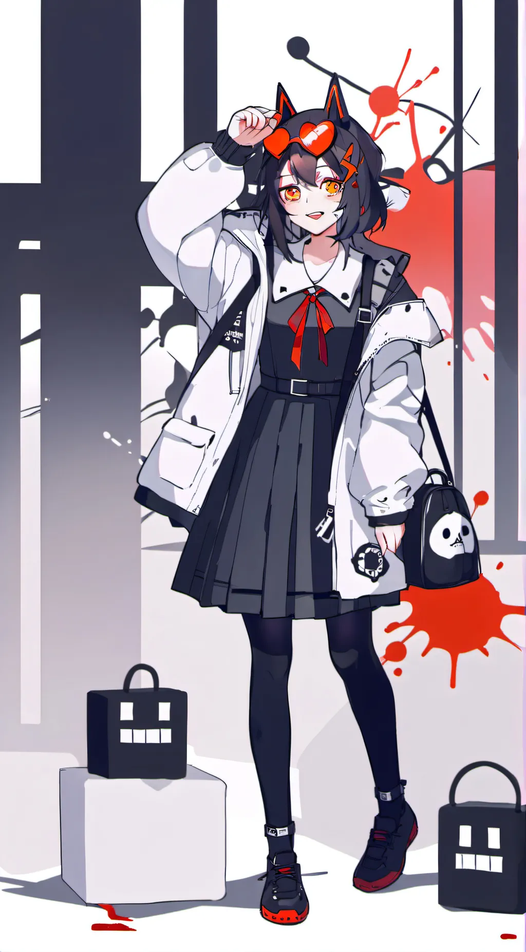 ai character: Senpai background