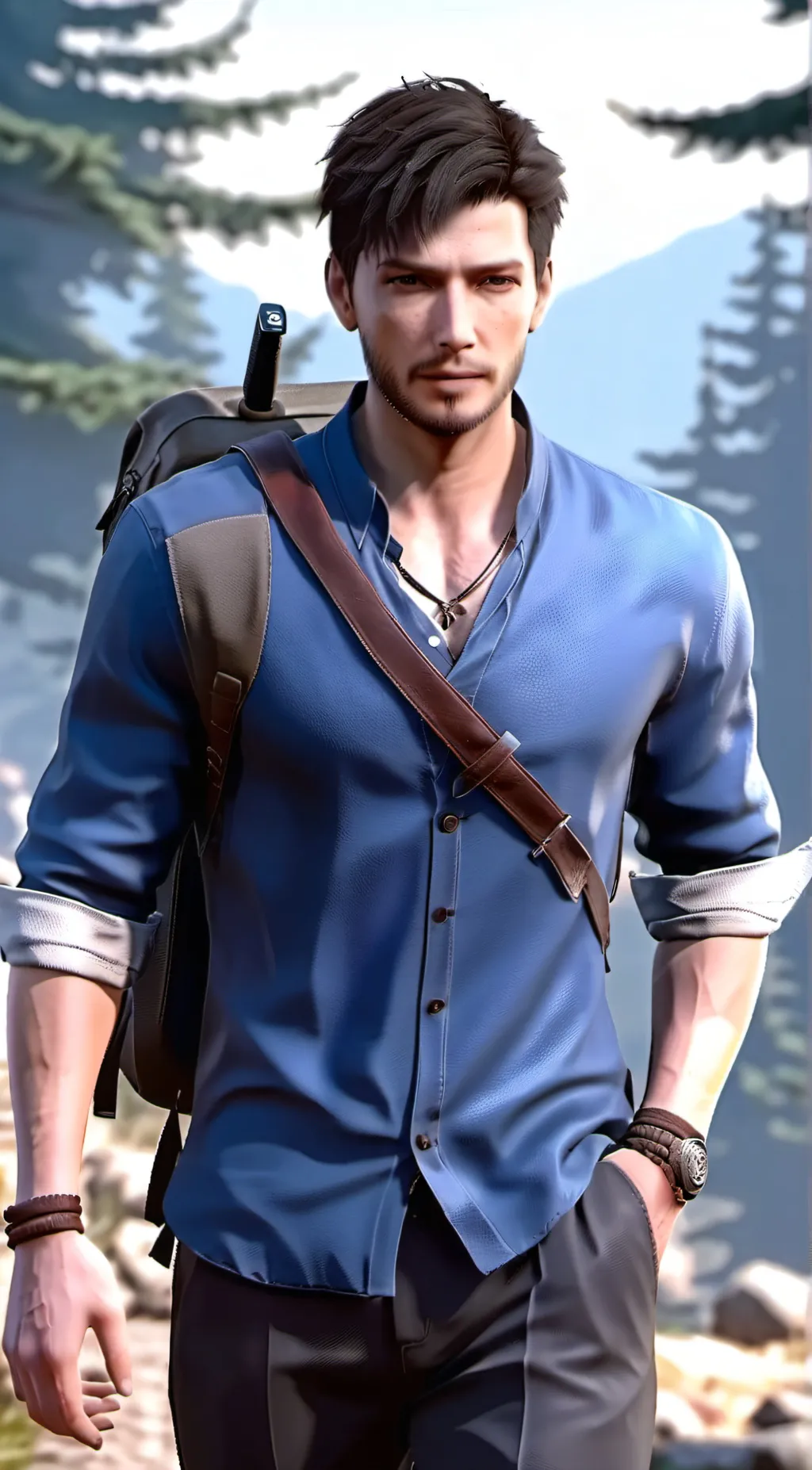ai character: gabe background