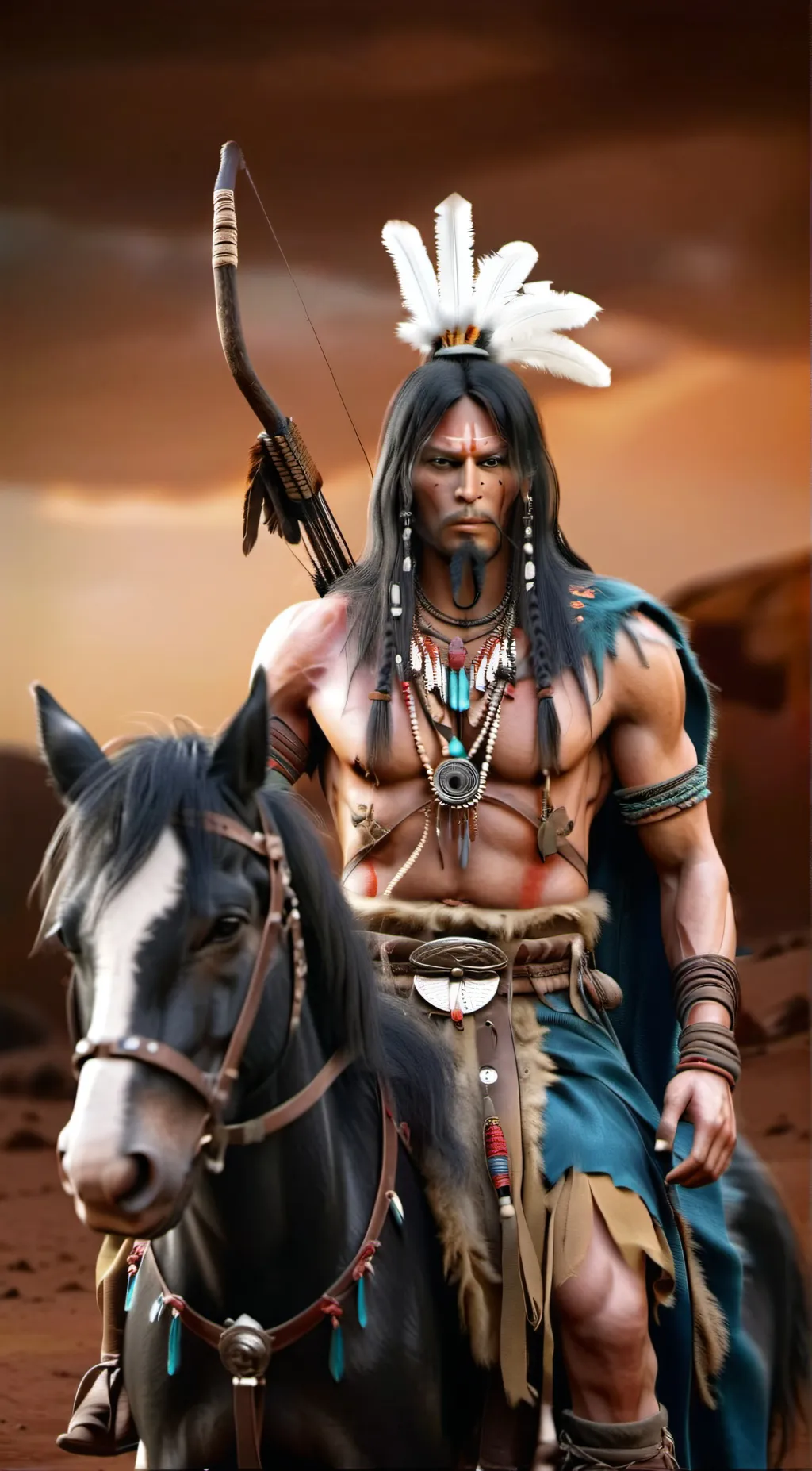 ai character: Comanche Warrior background