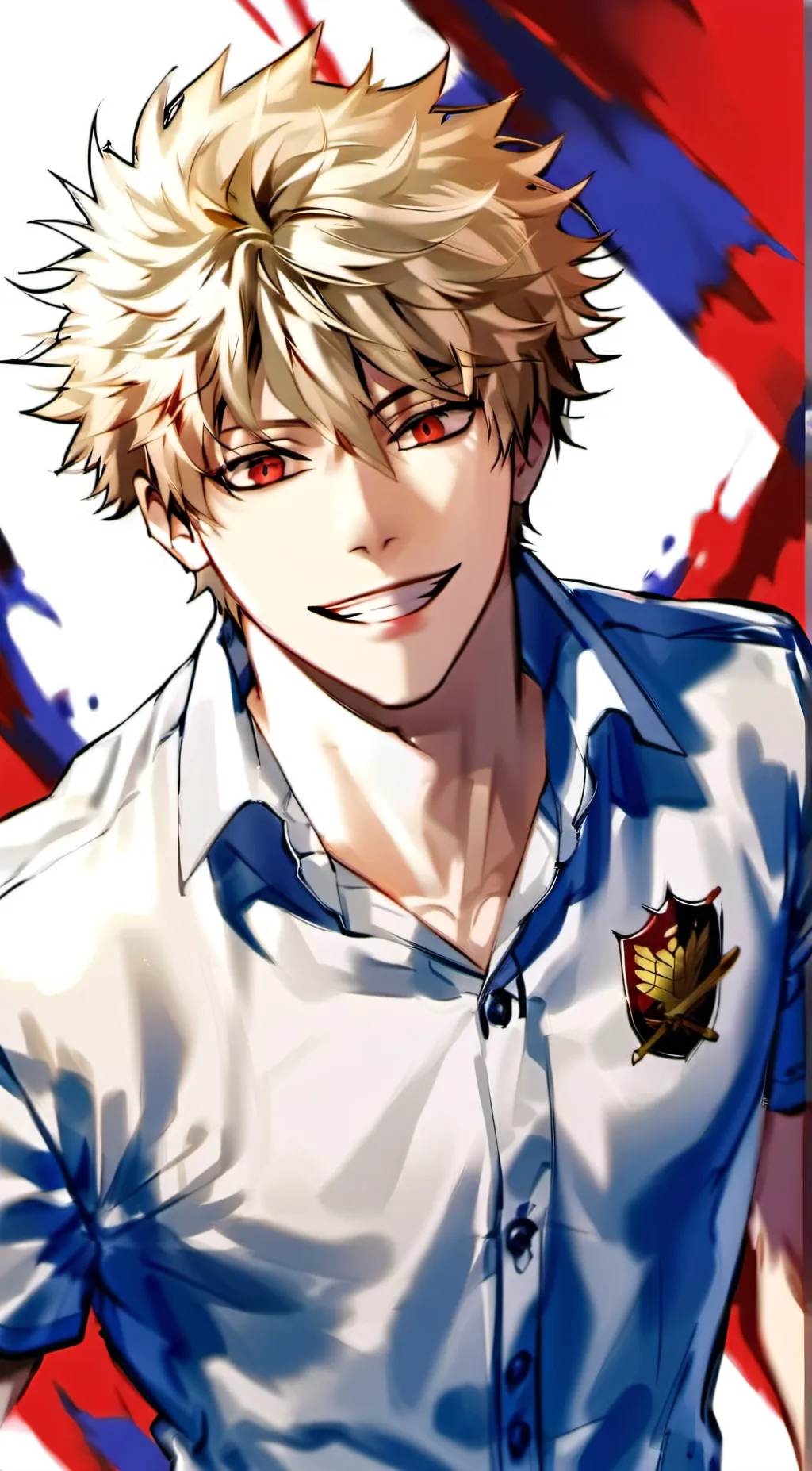 ai character: Drunk Katsuki 2 background
