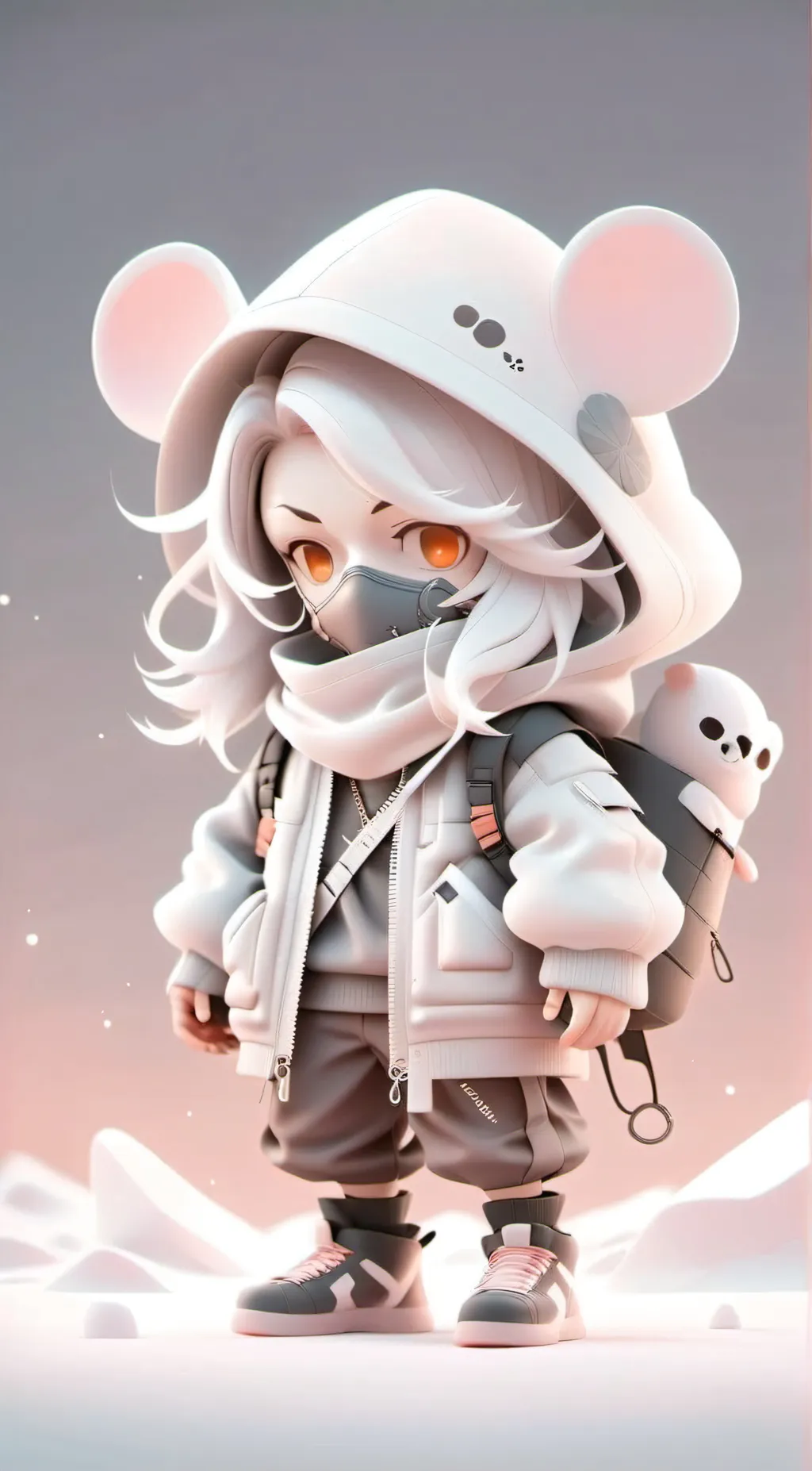 ai character: women background