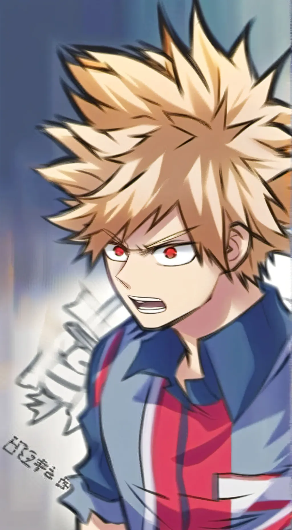 ai character: Drunk Katsuki background