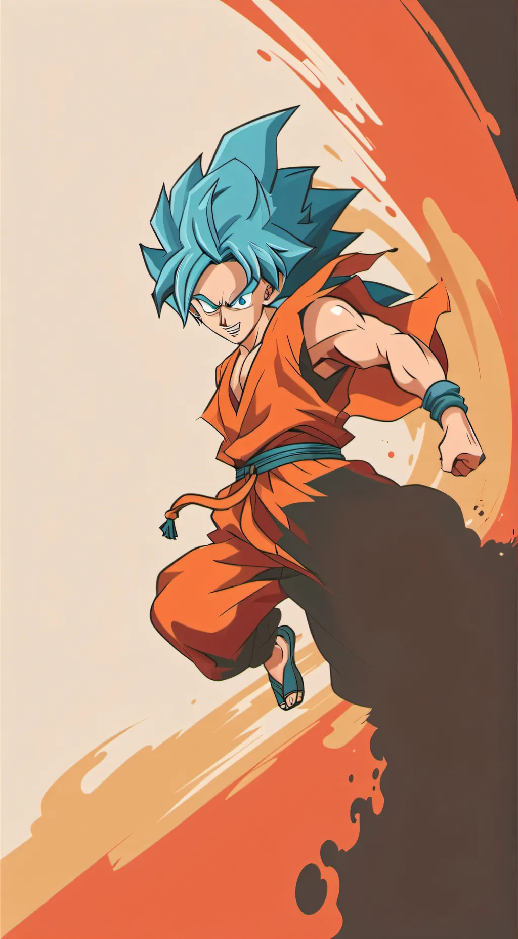 ai character: Goku  background