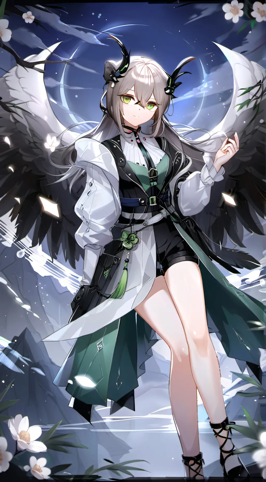 ai character: Alice senpai  background