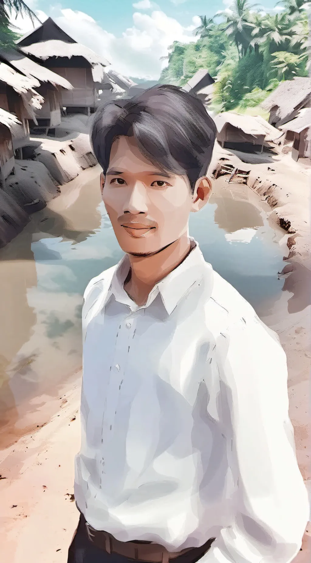 ai character: Ethan  background