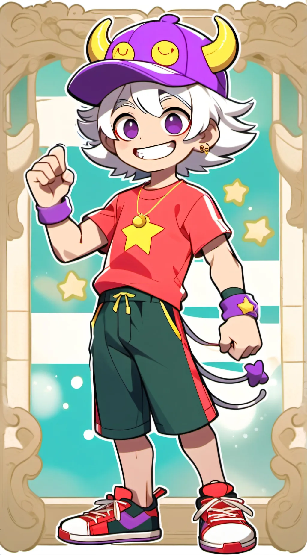 ai character: Mellow-Marsh background