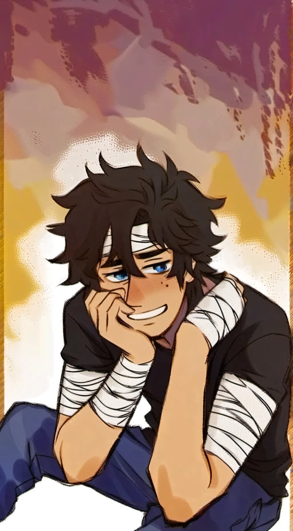 ai character: Mike x Noah background