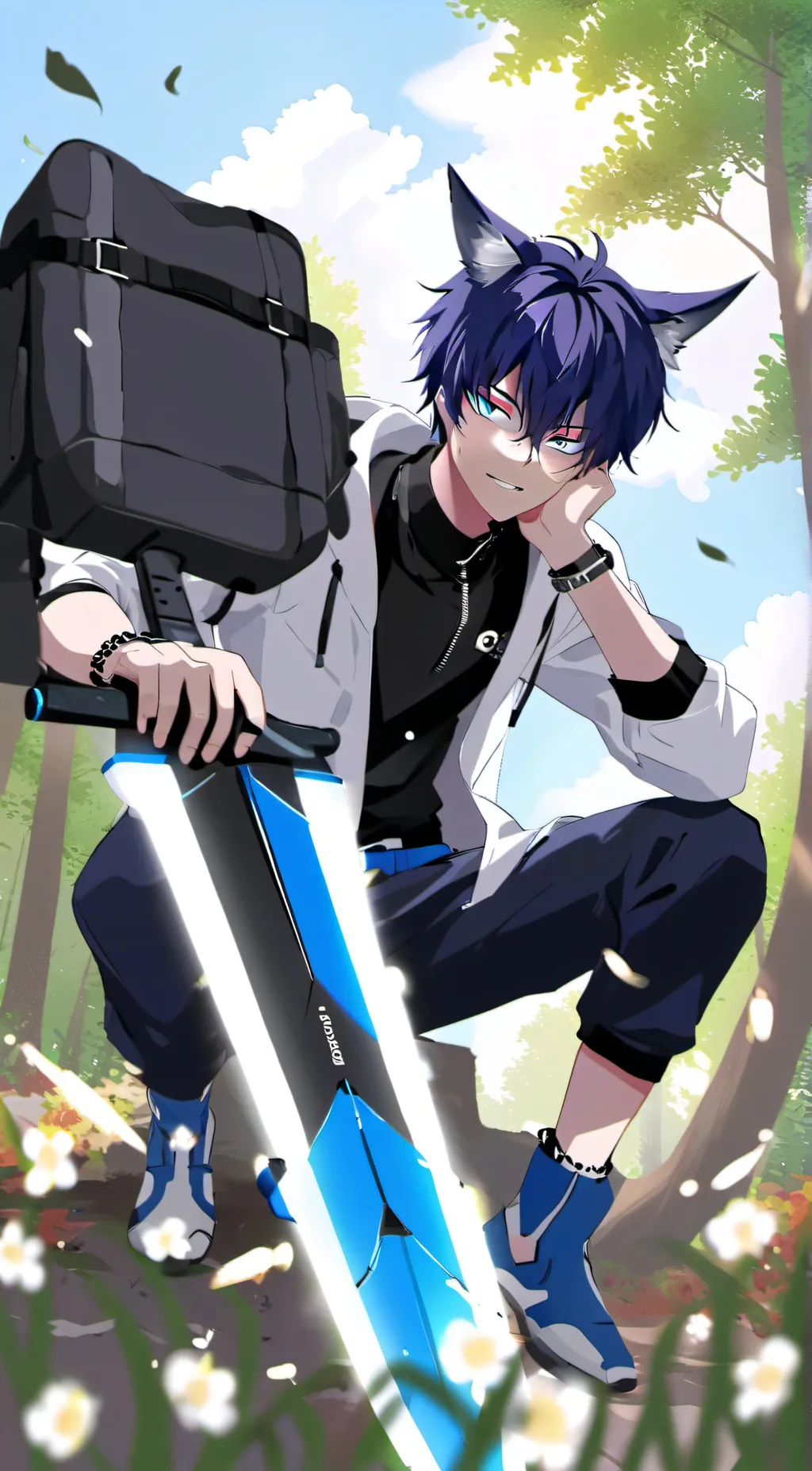 ai character: Ein background