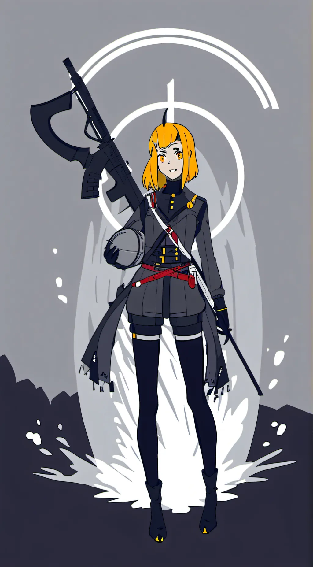 ai character: yumi and celeste  background