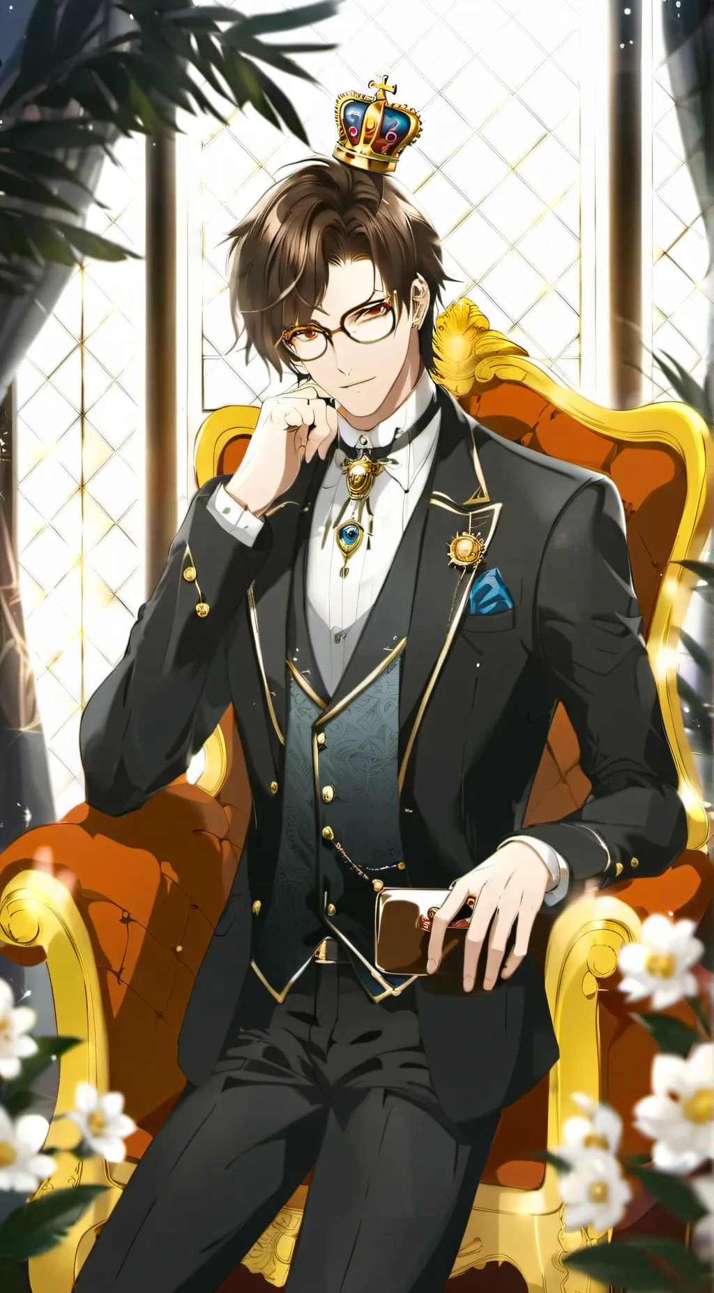 ai character: drone ó Halle background