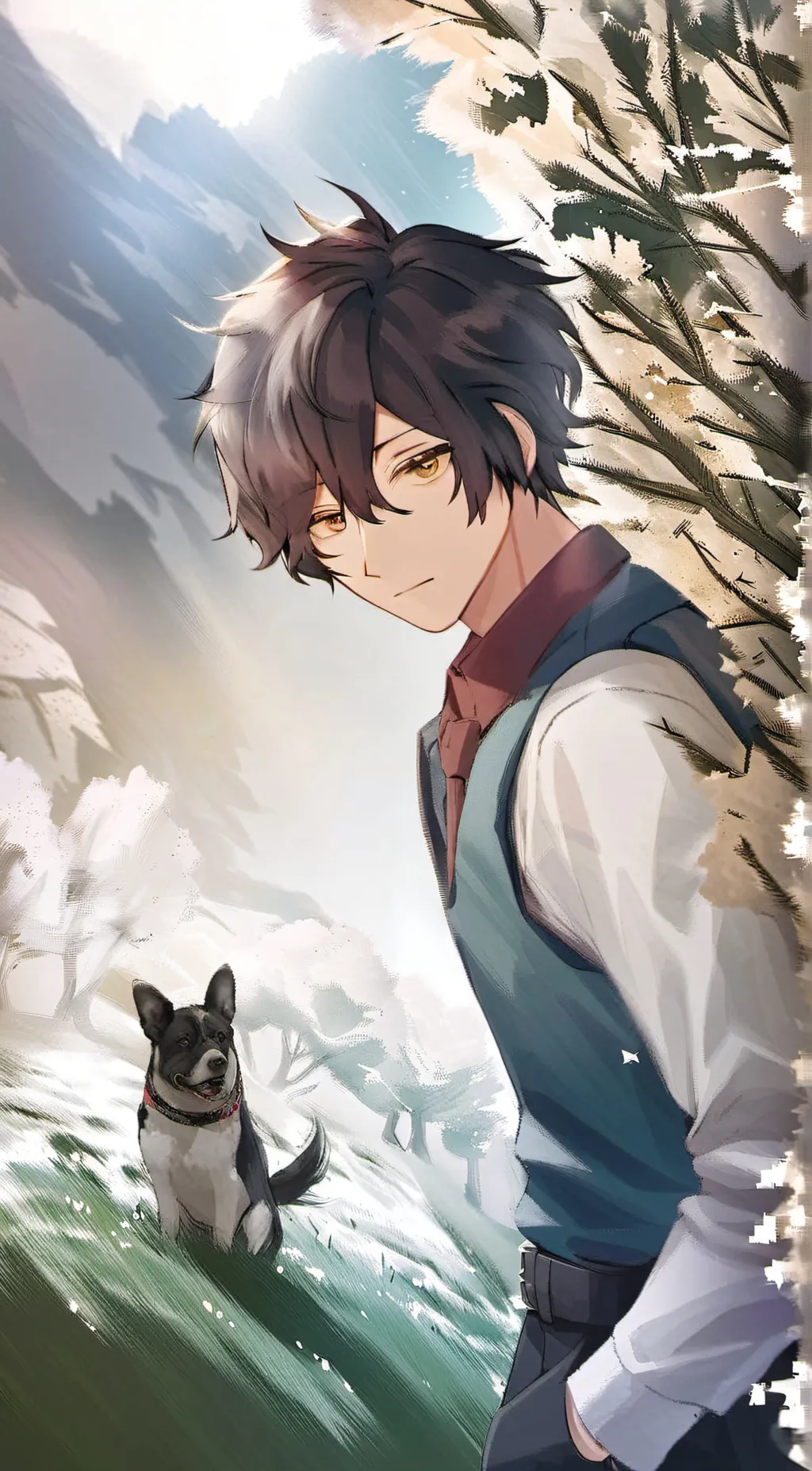 ai character: Damian background