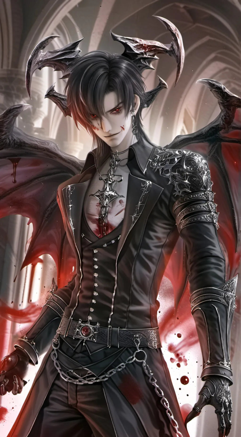 ai character: Damien  background