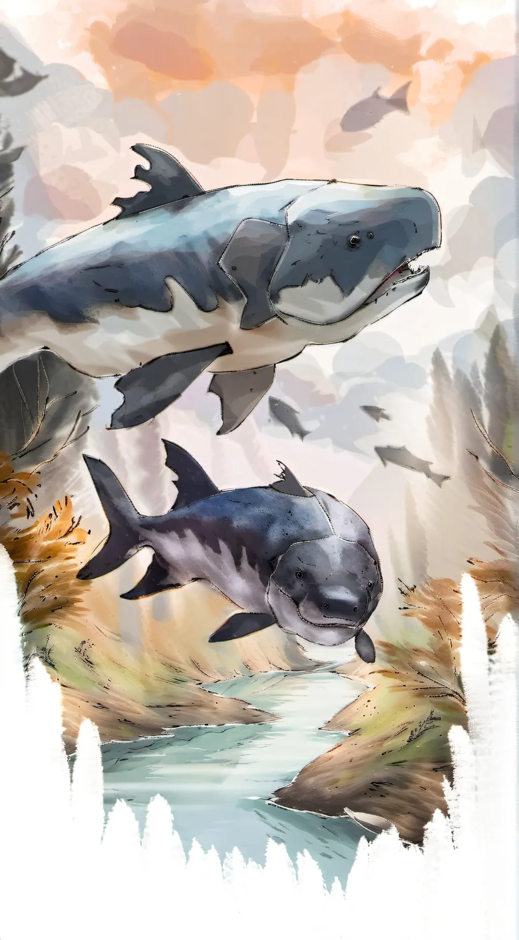ai character: dunkleosteus rpg background