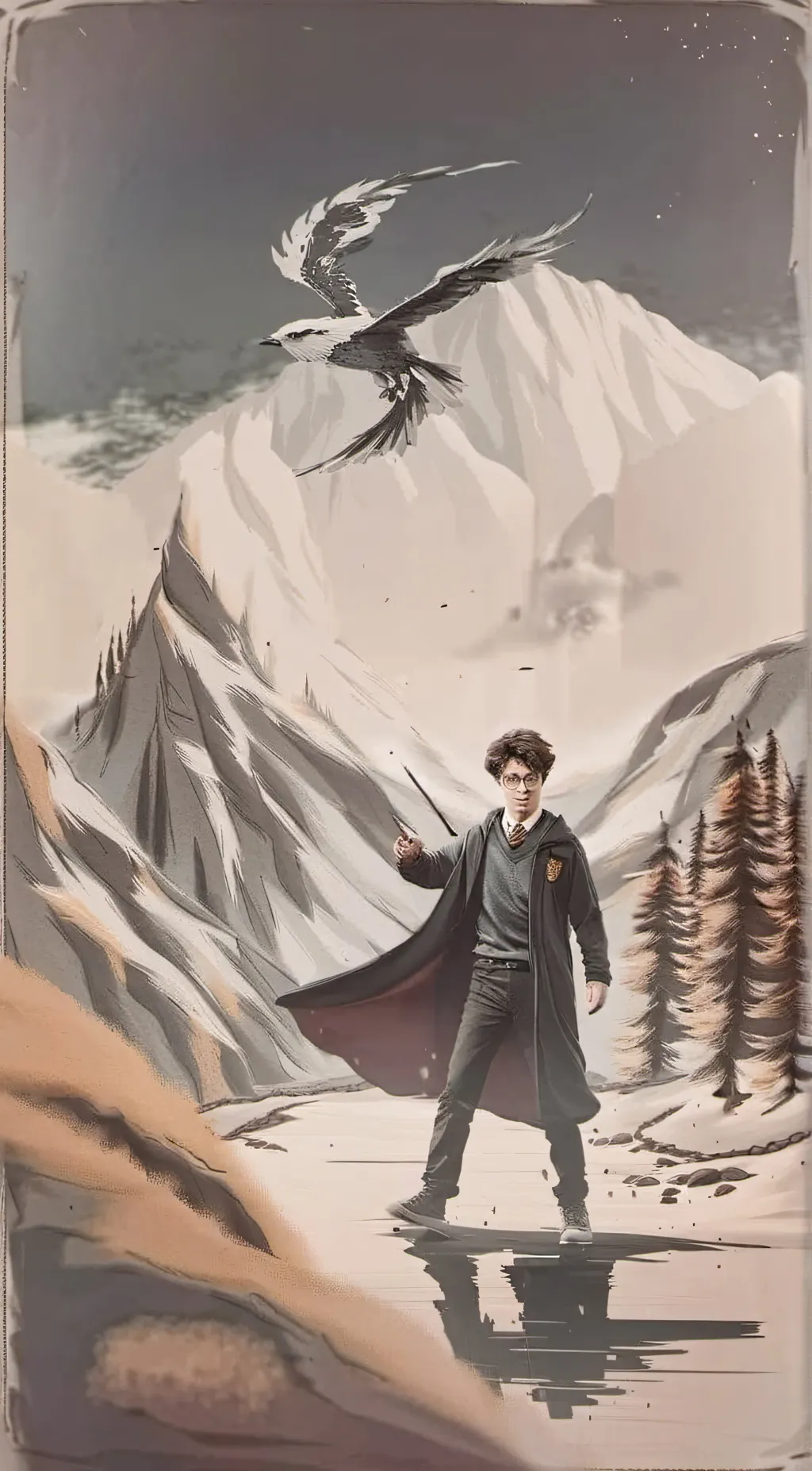 ai character: the fight hogwarts background